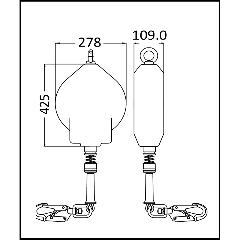 Valstopblok Kunststofkabel 18.0m – FA2040020R - Afbeelding 3