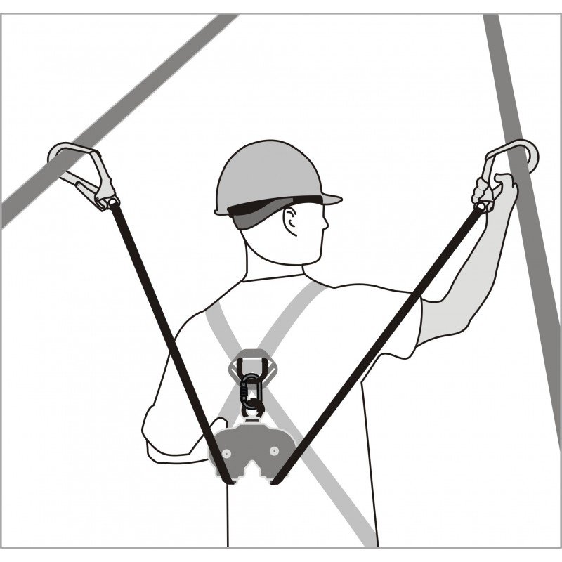 Dubbel Valstopblok Band 2.0m - FA2050002 - Afbeelding 5