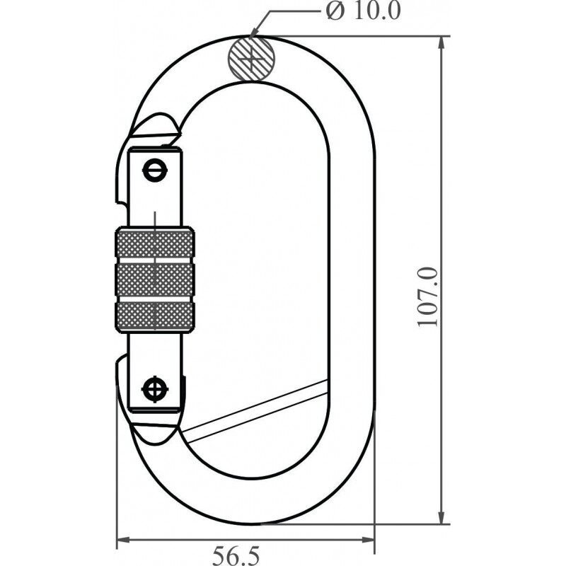 Karabijnhaak Staal - FA5022418 - Afbeelding 2
