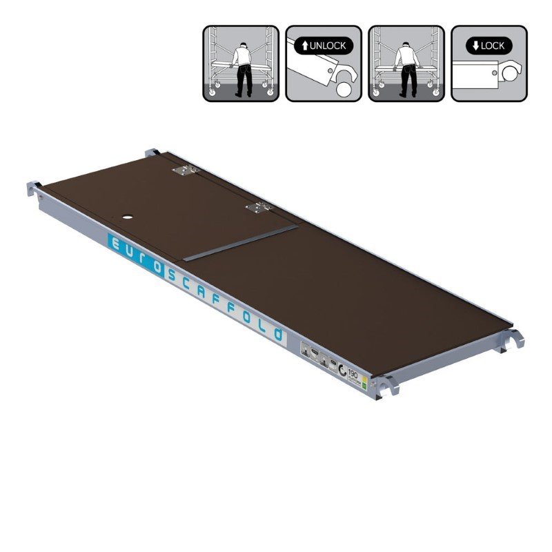 Kamersteiger 75x190 met luik - Afbeelding 7