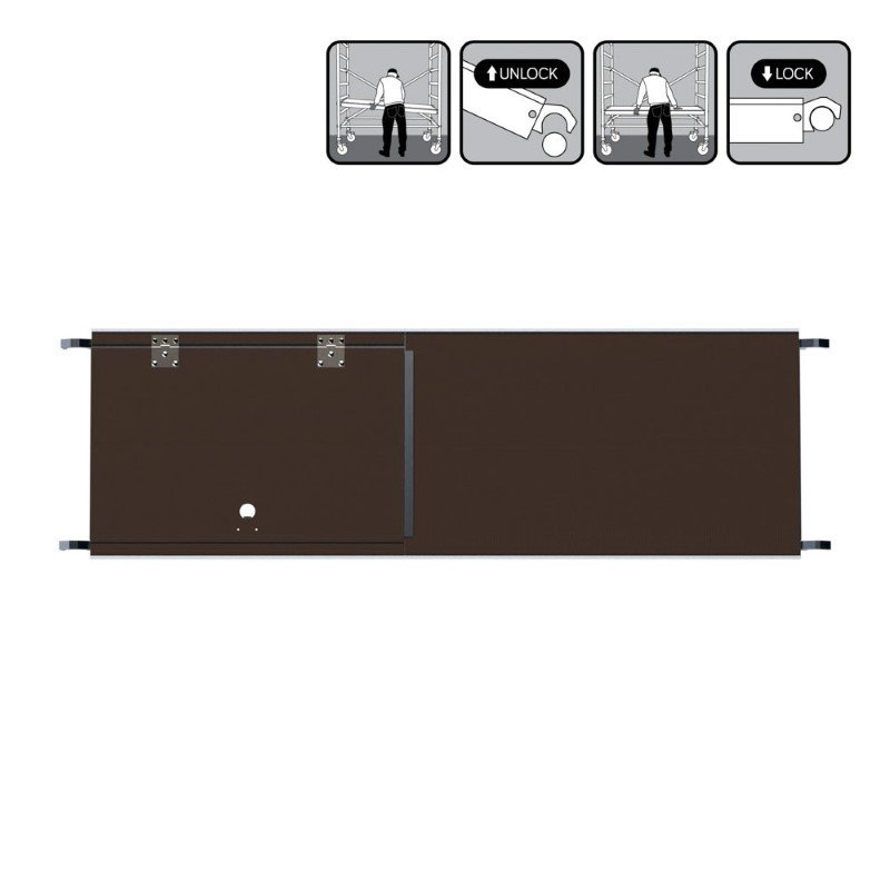 Kamersteiger 75x190 met luik - Afbeelding 8
