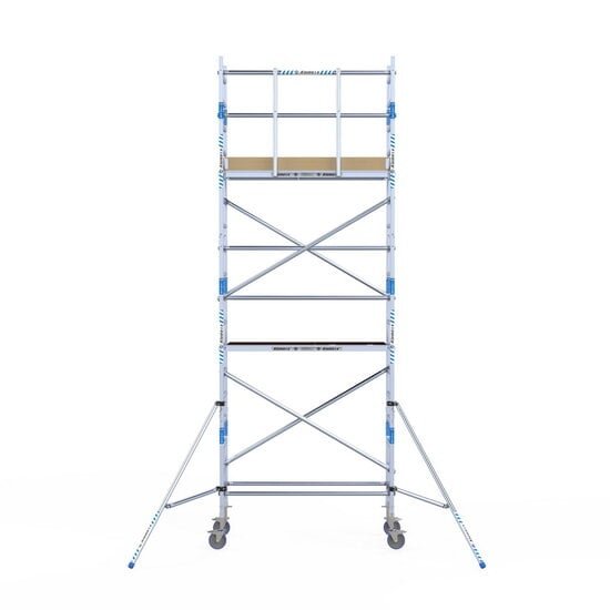 Alumexx - Rolsteiger Light 75x190 6,2m werkhoogte tegen de gevel