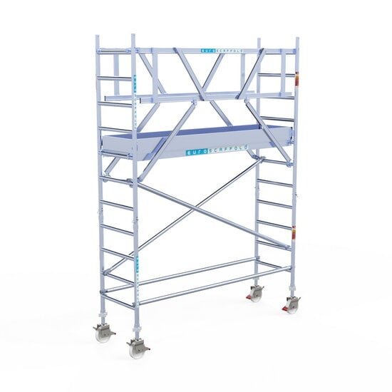 Euroscaffold - Rolsteiger Pro 75x250 4,2m werkhoogte vrijstaand