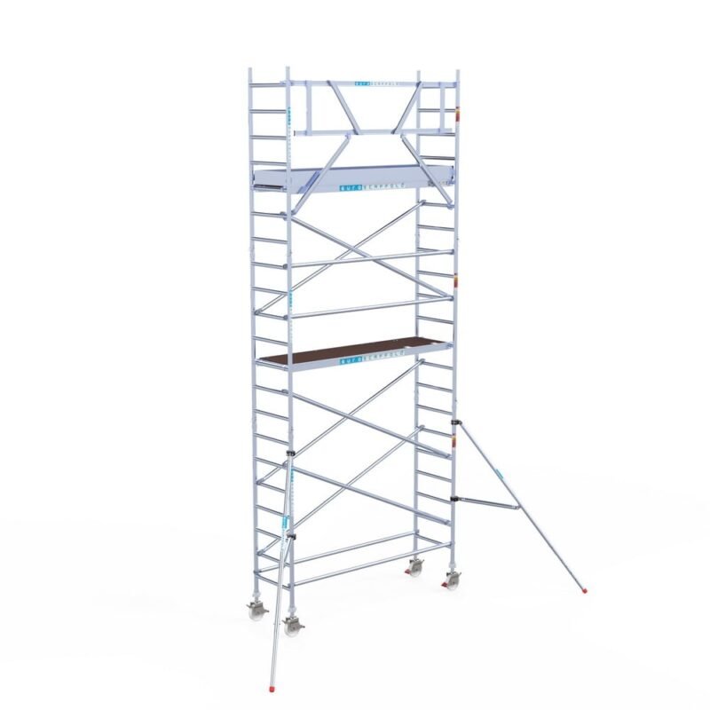Euroscaffold - Rolsteiger Pro 75x250 7,2m werkhoogte tegen de gevel