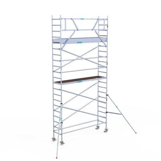 Euroscaffold - Rolsteiger Pro 75x305 7,2m werkhoogte tegen de gevel