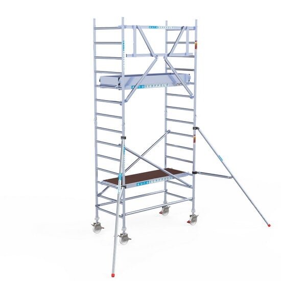 Euroscaffold - Rolsteiger Pro 90x190 5,2m werkhoogte tegen de gevel