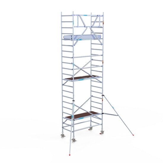 Euroscaffold - Rolsteiger Pro 90x190 7,2m werkhoogte tegen de gevel
