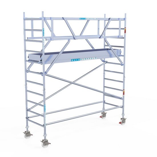 Euroscaffold - Rolsteiger Pro 90x305 4,2m werkhoogte vrijstaand