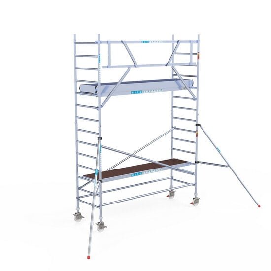 Euroscaffold - Rolsteiger Pro 90x305 5,2m werkhoogte tegen de gevel