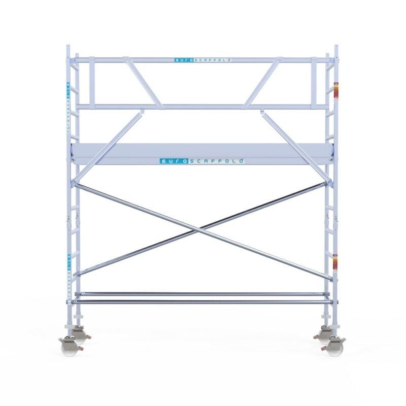 Euroscaffold - Rolsteiger Pro 75x305 4,2m werkhoogte tegen de gevel - Afbeelding 2