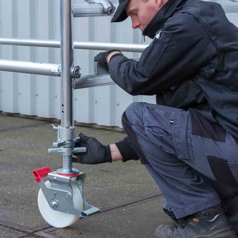 Euroscaffold - Rolsteiger Pro 90x190 7,2m werkhoogte tegen de gevel - Afbeelding 7