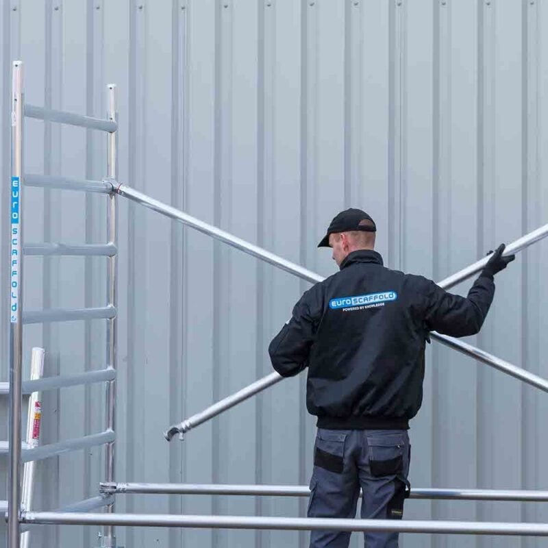 Euroscaffold - Rolsteiger Pro 90x190 7,2m werkhoogte tegen de gevel - Afbeelding 5