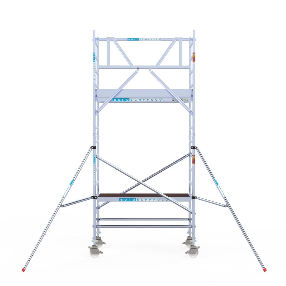 Euroscaffold - Rolsteiger Pro 90x190 5,2m werkhoogte tegen de gevel - Afbeelding 2